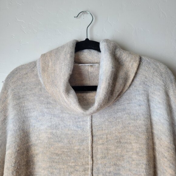 Calvin Klein Ombre Stripe Cowl Neck Long Sleeve Sweater - Picture 7 of 8